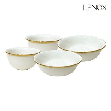 레녹스 이터널 밥공기2+국공기2 (한식기 2인세트)