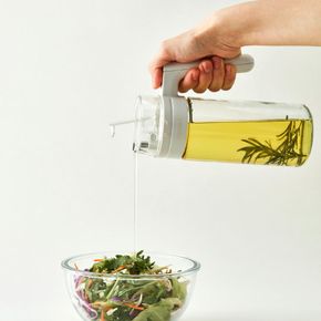 클리어 자동개폐 오일병 550ml 투명 손잡이[34080046]