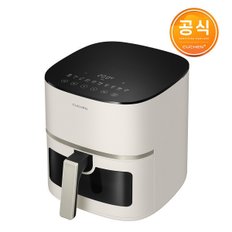 전자식 에어프라이어 5L 아이보리 COV-C050I /공기순환시스템/자동레시피모드/24년5월신제품