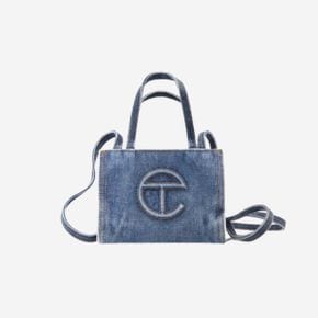 텔파 스몰 데님 쇼핑백 블루 데님 Telfar Small Denim Shopper Blue Denim