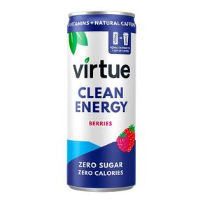 [해외직구] Virtue 버추 클린 에너지 베리 250ml 6팩