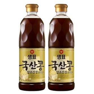 텐바이텐 샘표 간장 국산콩간장 860ml 2개