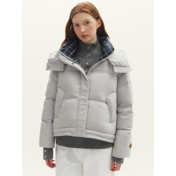 후드 푸퍼 덕다운 패딩(MAFDDW09MGY)