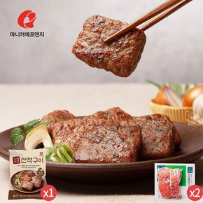 마니커에프앤지 도톰한입산적구이 1kg + 허브훈제오리 200g(2봉)