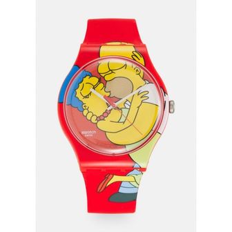 이스퀘어 4139082 Swatch THE SIMPSONS UNI - Watch red