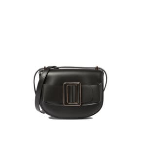 [보위] Shoulder bag BUCKLE SADDLEBLACK Black