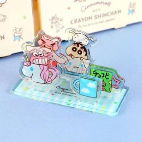 아트박스/문구앤토이스 시나모롤 x 짱구는못말려 랜덤 아크릴 스탠드