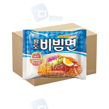  팔도 비빔면 130g 20봉 봉지면 새콤달콤 간식