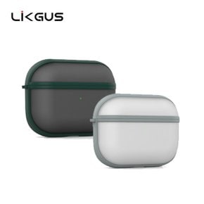 Likgus 에어팟프로 전용 루센트 반투명 젤리+하드 보호케이스 AirPods Pro 3세대