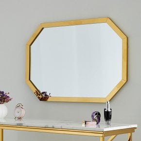 리즈 골드 벽거울 화장대거울 900x600 탁상거울 욕실거울 예쁜거울