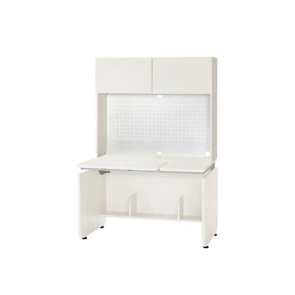 뉴아빌 5단 측판형 각도조절 책상세트 120cm (컬러 택1)_플랩도어포함