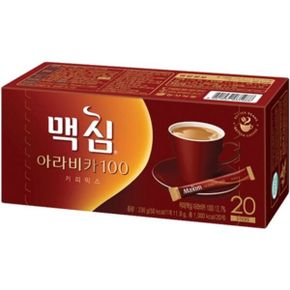 맥심 아라비카 100 커피믹스 20T 맥심 아라비카100 커피믹스 인스턴트커피 음료