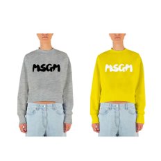 MSGM 여성 프린트 맨투맨 3542MDM117