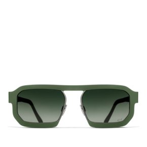 [해외배송] 블랙핀 그린 프레임 스퀘어 쉐이프 선글라스 BF924 TAO 1461 VERDE GRIGIO 53