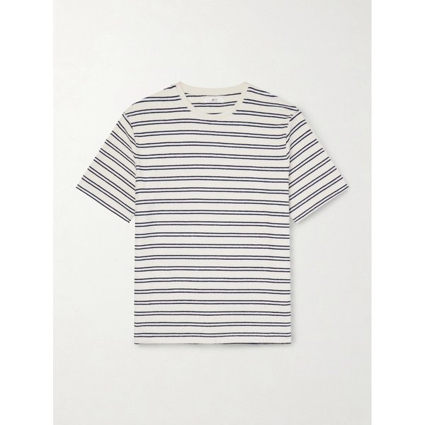 미스터 피 스트라이프 코튼 테리 티셔츠 46376663163004808