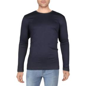 3984402 Alfani LS Supima Tees Mens Long Sleeve Crewneck T-Shirt