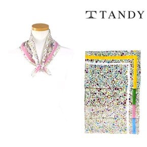 TANDY 플라 라인 손수건 스카프