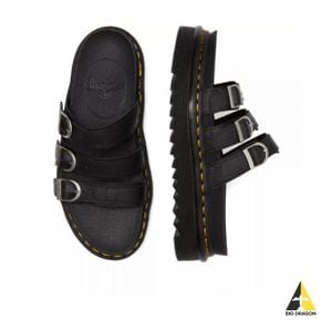 닥터마틴 Blaire Slide BLACK HYDRO LEATHER (25456001) (블레어 슬라이드) 53128029