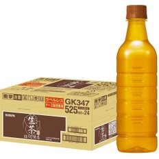 기린 원시 차 라벨리스 호지 차 525ml 24 개 페트병