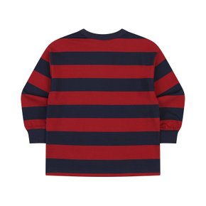 로고 포인트 보더 스트라이프 티셔츠 SC 0110 네이비 (ASCCRT01100NV)