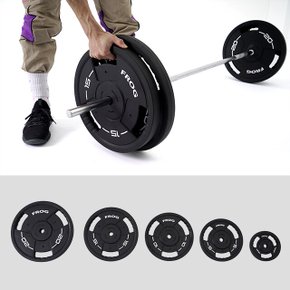 경량 제트블랙 우레탄원판 5kg I 바벨원판 경량원판 플러그피트니스