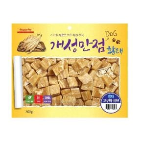 반려동물용품 개성만점 황태고구마 큐브 300g