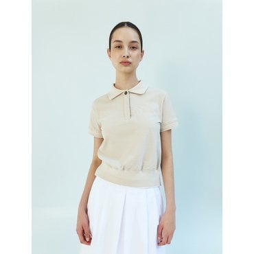 모한 TFR COTTON PK COLLAR TOP_2COLORS