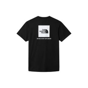 271284 THE NORTH FACE 남성 리액션 레드 박스 반팔 티셔 (NF0A4CDWKY4) (M REAXION RED BOX TEE