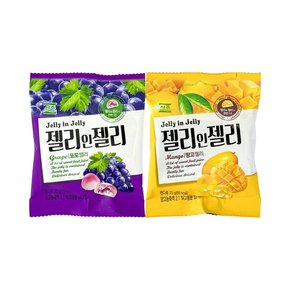 서주 젤리인젤리 망고 + 포도 / 23g