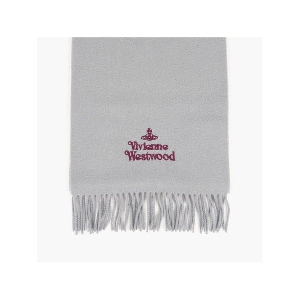 25FW 자수 램스울 머플러 라이트그레이 81030007 W00Q7 P403