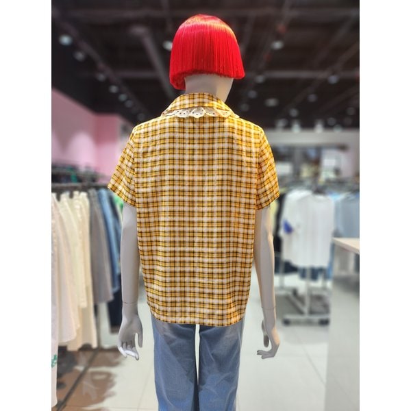 [부산점] 탈착 레이스 카라 블라우스 BABL91531