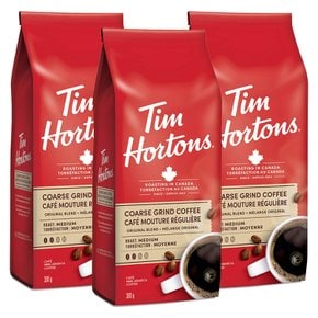 Tim Hortons 팀 홀튼 오리지널 커피 그라운드 미디엄 로스트 300G 3팩