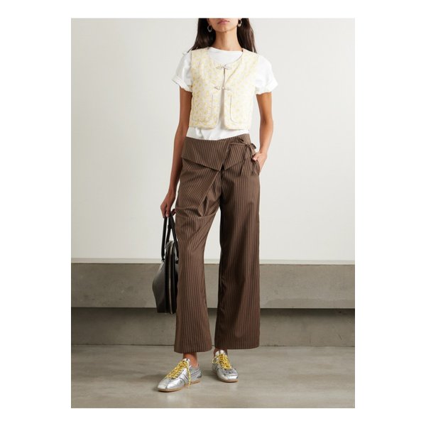 티에리 콜슨 알로이스 퀼팅 프린트 코튼 보일 베스트 옐로 1647597354427626