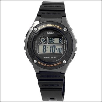 카시오 타임플래닛 CASIO W-216H-1B 카시오 시계 우레탄밴드