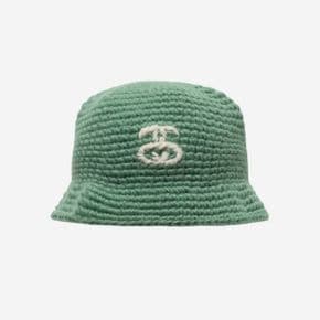 스투시 SS 링크 니트 버킷햇 스프러스 Stussy SS Link Knit Bucket Hat Spruce