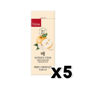 젤리블리 배 디저트간식 60g x 5개