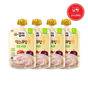 맘스쿠킹 유아 이유식 6개월   프룬사과 100g 4개_P335309854