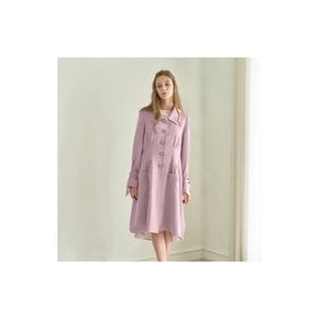 Tencel Pleats Jacket in Lilac