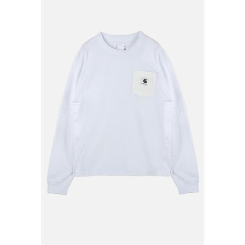 [해외배송] 25 F/W 사카이 롱 슬리브 티셔츠 SACAI X 칼하트 WIP 2500994S101 B0031795125