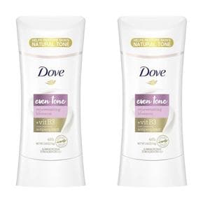 [해외직구] Dove 도브 이븐 톤 리쥬베네이팅 블라썸 데오드란트 74g 2팩