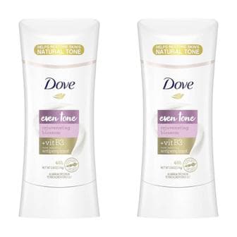 도브 [해외직구] Dove 도브 이븐 톤 리쥬베네이팅 블라썸 데오드란트 74g 2팩