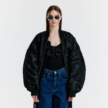 EENK YALPINE Shirring Long Jumper - Black