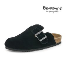 [와이컨셉] 베어파우(BEARPAW) BELLE 남녀공용 블랙 슬리퍼 (K917001NB)