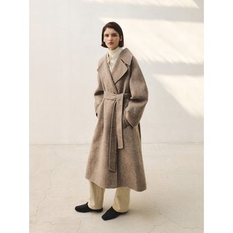 모한 RTF PREMIUM WOOL DOUBLE LONG COAT [HAND MADE]_L-BROWN