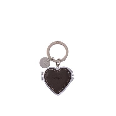 분크 Heart Pocket Mirror Charm (하트 포켓 미러 참) Dark Brown _ VQB5-1AC400-1BRXX