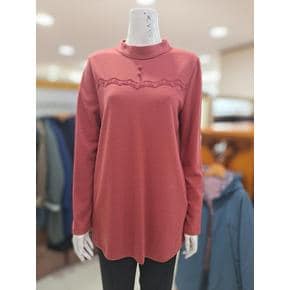 레이스 요크 핑크 티셔츠 세이브존06 레이스 요크 핑크 티셔츠 A2LDT401A (S43262525)