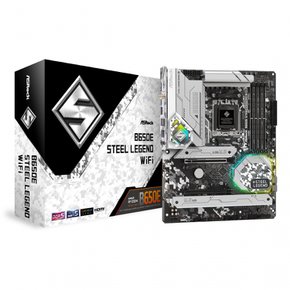 ASRock 마더보드 B650E Steel Legend WiFi AMD Ryzen 7000 시리즈 CPU 대응 (Soket AM5) B650E