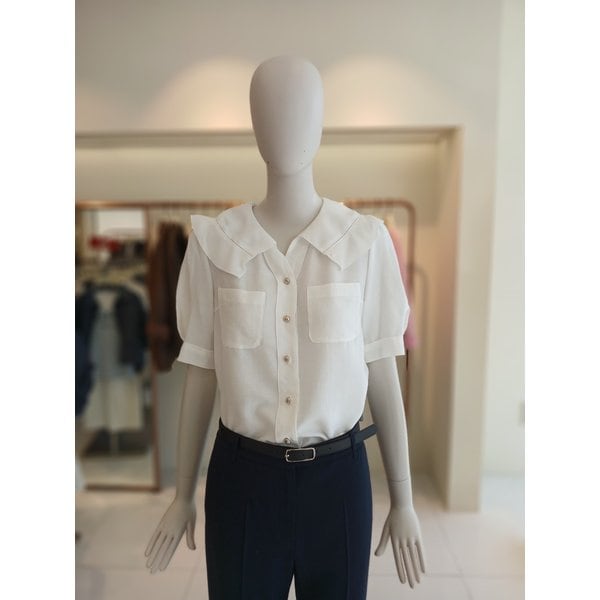 [여주점] 씨씨콜렉트 프릴카라블라우스 E262psc166