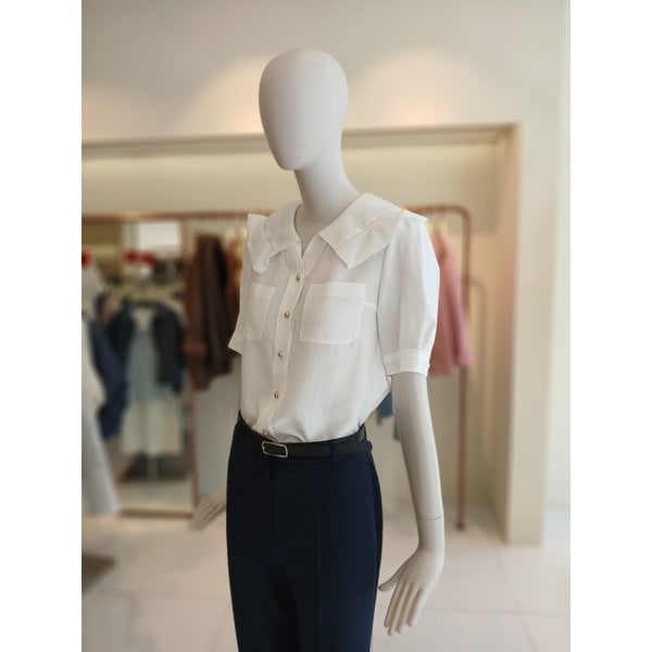 [여주점] 씨씨콜렉트 프릴카라블라우스 E262psc166