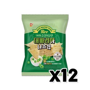 대파리아 나쵸칩 대파크림치즈맛 봉지스낵 60g x 12개